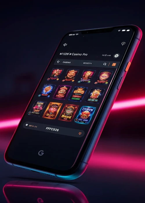 Screenshot of Grand Rush Casino's vibrant lobby with popular slot games and banner showcasing welcome bonuses